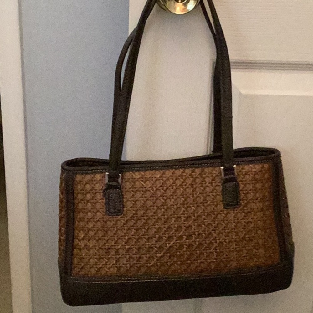 Liz Claiborne Rattan Bag.
